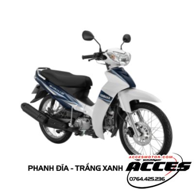 sirius phanh đĩa trắng xanh