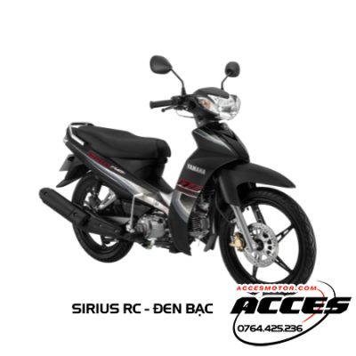 xe sirius RC đen bạc