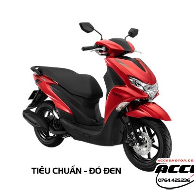 yamaha freego tiêu chuẩn đỏ đen