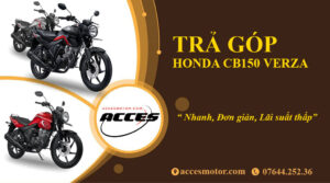 Trả góp Honda CB150 Verza