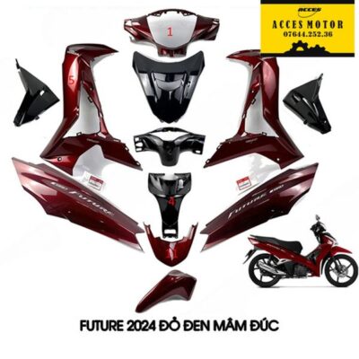 dàn áo future 125 fi 2024 đỏ đen