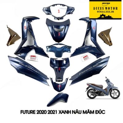 dàn nhựa future fi 2020 2021 xanh nâu