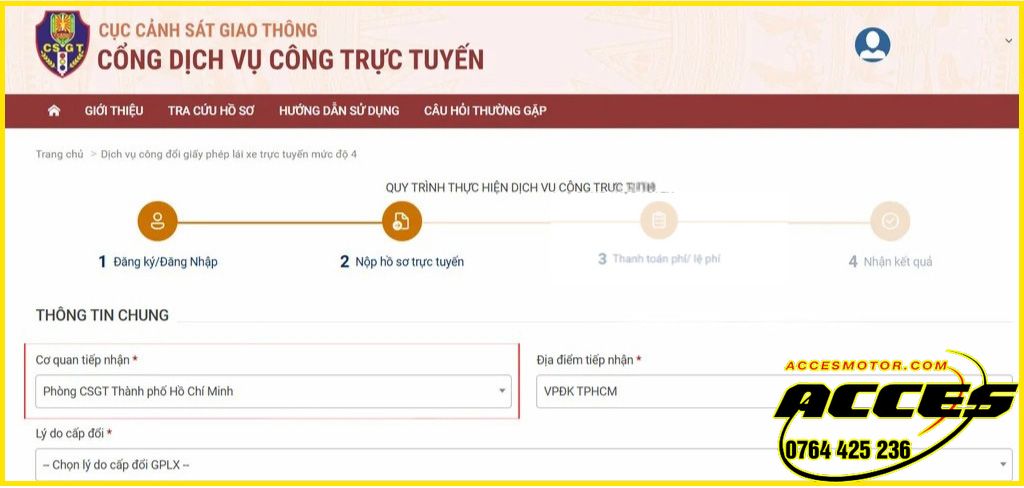 hướng dẫn đổi gplx mới nhất