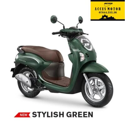 scoopy xanh rêu stylish