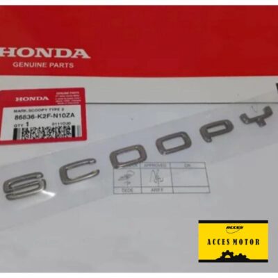 Tem chữ Scoopy bạc mã 86836-K2F-N10ZB