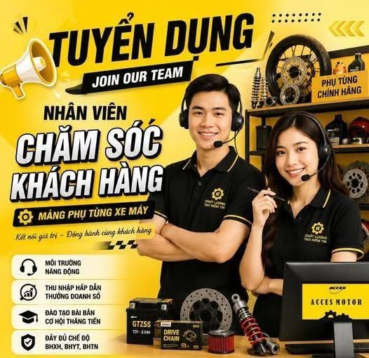 tuyển nhân viên chăm sóc khách hàng